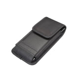  Belt Case Cover with Card Holder Design in Leather and Nylon Vertical for FUJITSU ME F-01L (2020)