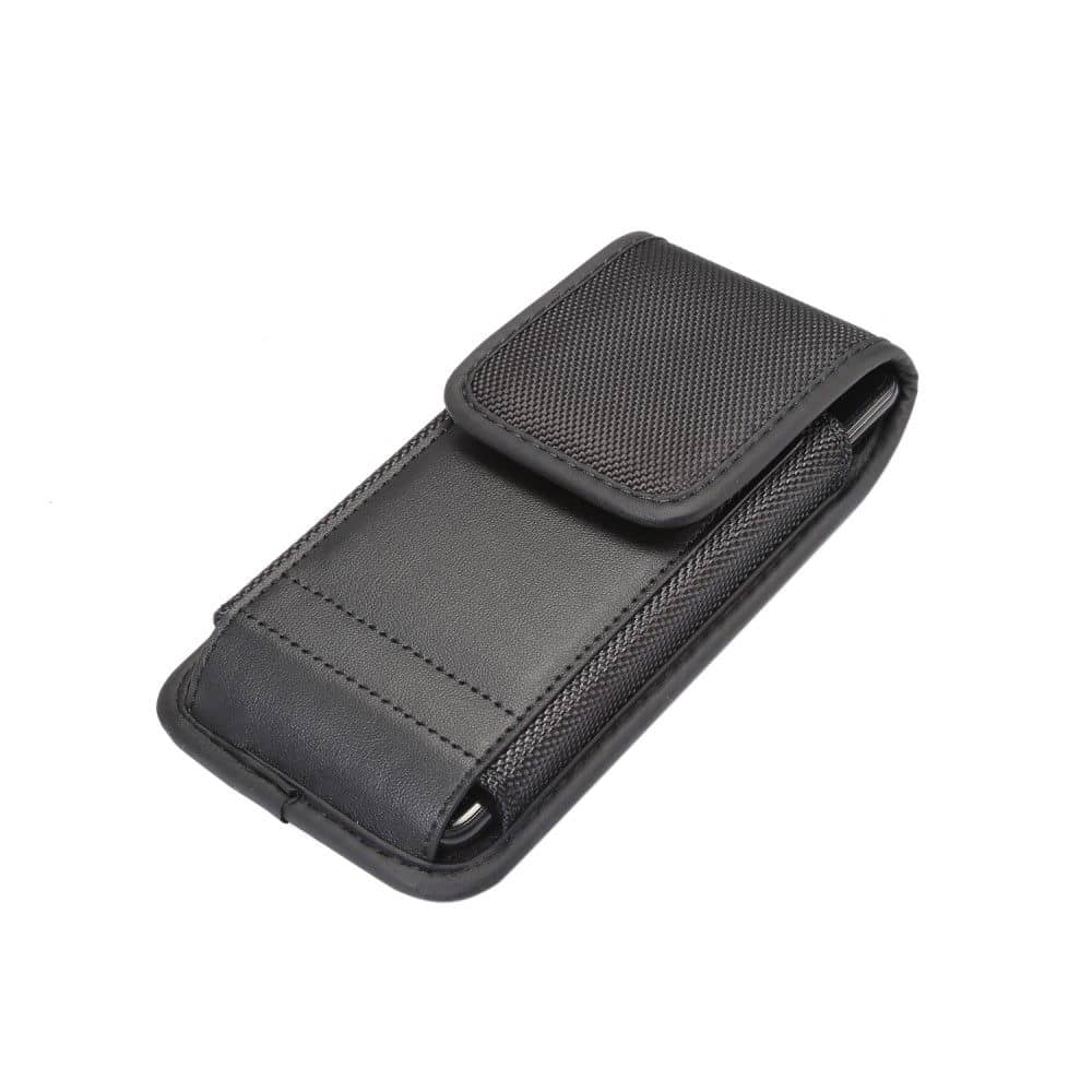  Belt Case Cover with Card Holder Design in Leather and Nylon Vertical for VIVO Y73S (2020)