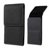 New Design Case Cover Vertical Holster with Belt Loop for HUAWEI ENJOY MAX (2018) - Black