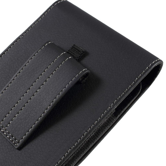 New Design Case Cover Vertical Holster with Belt Loop for LG K51S (2020) - Black