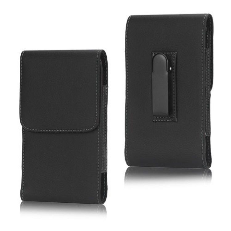 Leather Flip Belt Clip Metal Case Holster Vertical for BBK Vivo S1 Prime (2020)