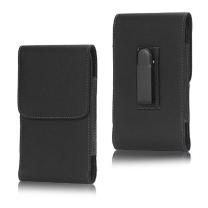 Leather Flip Belt Clip Metal Case Holster Vertical for TECNO CAMON 16 PRO (2020)