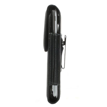 Leather Flip Belt Clip Metal Case Holster Vertical for Xgody XR (2019) - Black