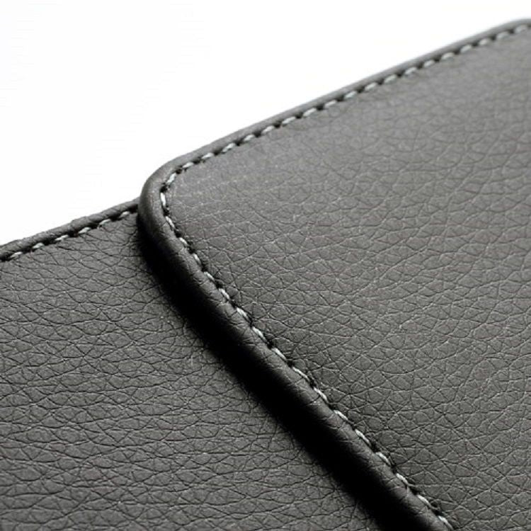 Leather Flip Belt Clip Metal Case Holster Vertical for Xgody XR (2019) - Black