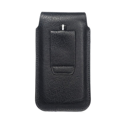 New Design Leather Cover Vertical Belt Case with Magnetic Closure for Infinix S5 Pro (2020) - Black