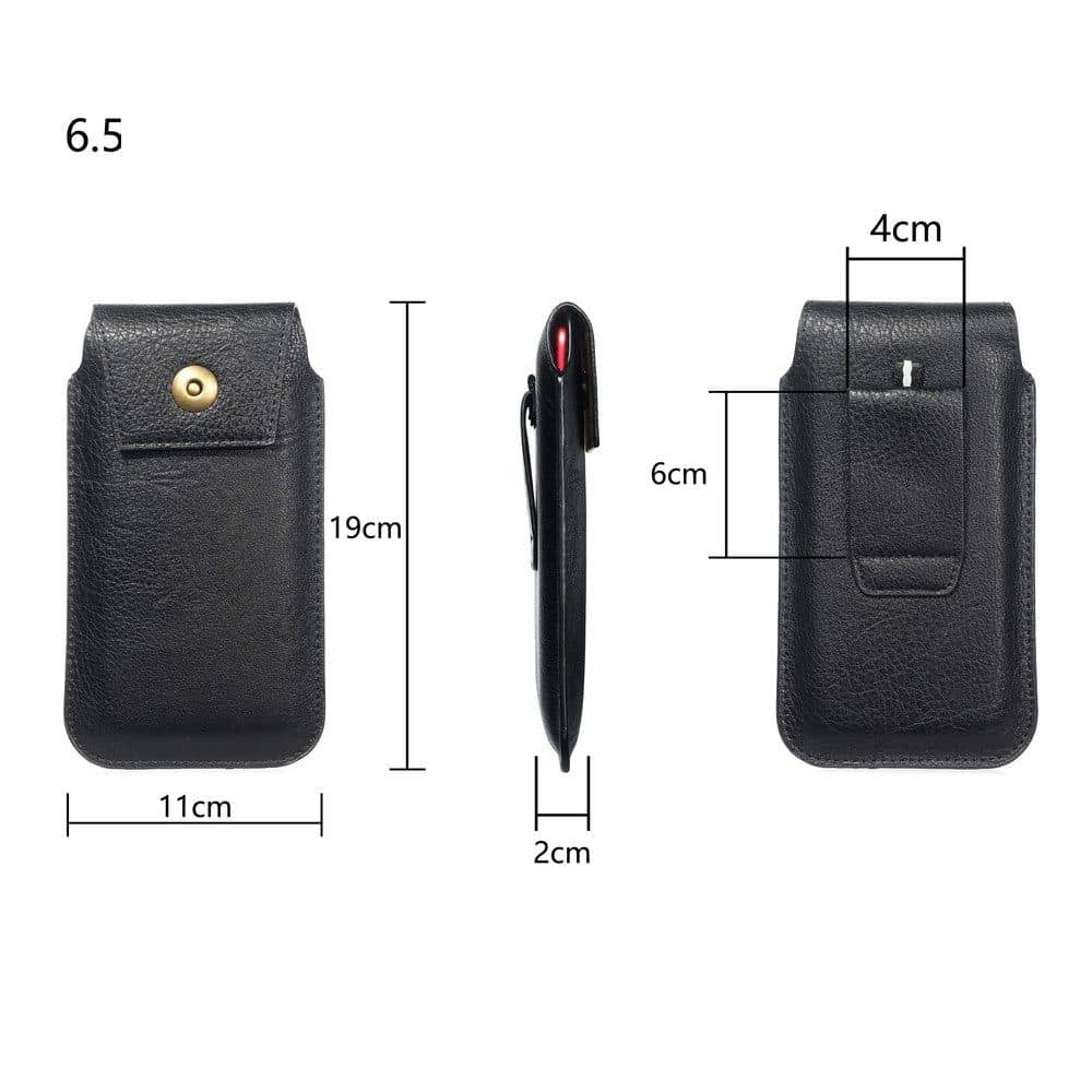 New Design Leather Cover Vertical Belt Case with Magnetic Closure for doogee n30 (2020)