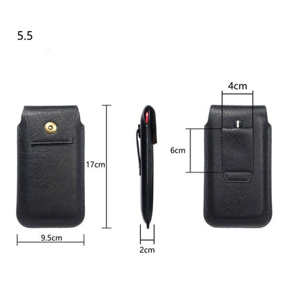 New Design Leather Cover Vertical Belt Case with Magnetic Closure for Yezz Art 1 (2020)