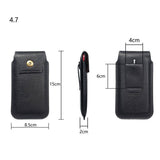 New Design Leather Cover Vertical Belt Case with Magnetic Closure for JIVI XTREME KLICK (2020)