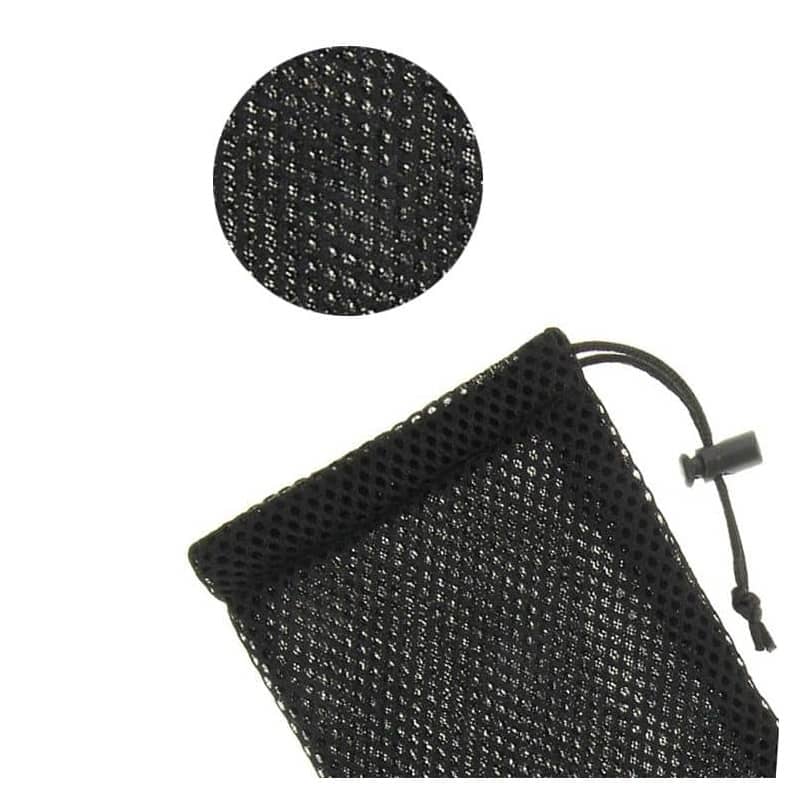 Nylon Mesh Pouch Bag with Chain and Loop Closure for Xiaomi Redmi K50 Ultra (2022)