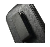 Magnetic holster case belt clip rotary 360 for LG X4 (2019) - Black