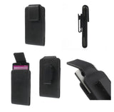 Magnetic holster case belt clip rotary 360 for BLU ADVANCE A4 (2019) - Black