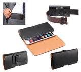 Case Holster belt clip smooth synthetic leather horizontal for POCO F2 Pro (2020)