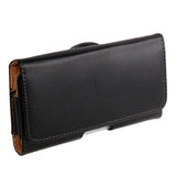 Case Holster belt clip smooth synthetic leather horizontal for Lg W41+ (2021)