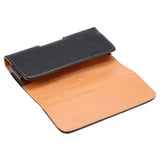 Case Holster belt clip smooth synthetic leather horizontal for Nokia C1 2nd Edition (2021)