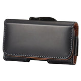 Case Holster belt clip smooth synthetic leather horizontal for Techpad S6 (2022)