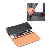 Case Holster belt clip smooth synthetic leather horizontal for MYPHONE UP (2020)