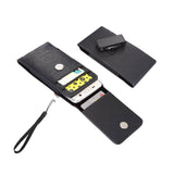 Leather Holster Case Belt Clip Rotary 360 with Card Holder and Magnetic Closure for General Mobile Gm 21 Plus (2021)