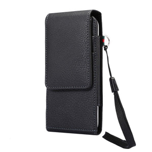 Leather Holster Case Belt Clip Rotary 360 with Card Holder and Magnetic Closure for MIONE P1 (2020)