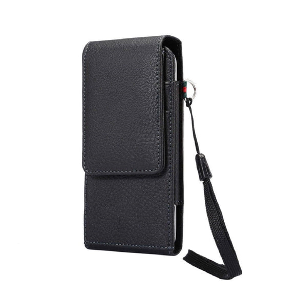 Leather Holster Case Belt Clip Rotary 360 with Card Holder and Magnetic Closure for LG W11 (2020)