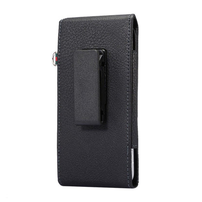 Magnetic leather Holster Card Holder Case belt Clip Rotary 360 for Samsung Galaxy A40s (2019) - Black