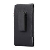 Magnetic leather Holster Card Holder Case belt Clip Rotary 360 for MOTOROLA MOTO Z2 PLAY (2017) - Black