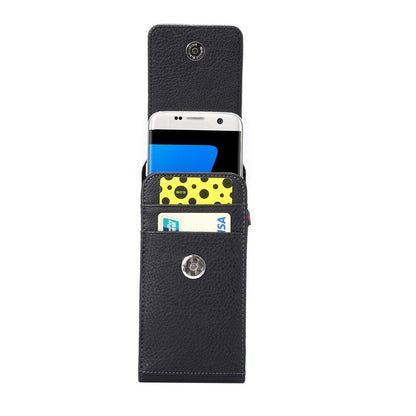 Leather Holster Case Belt Clip Rotary 360 with Card Holder and Magnetic Closure for Samsung Galaxy M01 Core (2020)