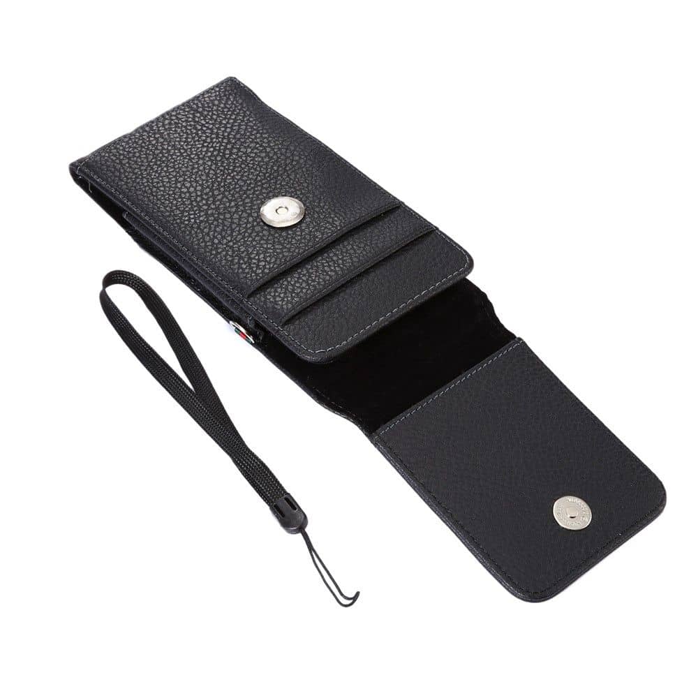 Leather Holster Case Belt Clip Rotary 360 with Card Holder and Magnetic Closure for Lg W41+ (2021)