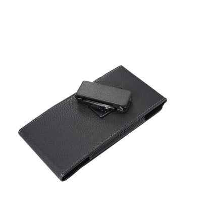 Magnetic leather Holster Card Holder Case belt Clip Rotary 360 for Huawei Honor V30 Pro (2019) - Black