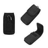 Case Cover Belt with Two Vertical and Horizontal Belt Loops in Nylon for LG LMX440IM W Series W30 (2019) - Black