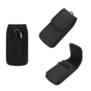 Belt Case Cover New Style Business Nylon for LG W30 (2019) - Black