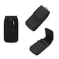 Case Cover Belt with Two Vertical and Horizontal Belt Loops in Nylon for Tecno Pop 3 (2019) - Black