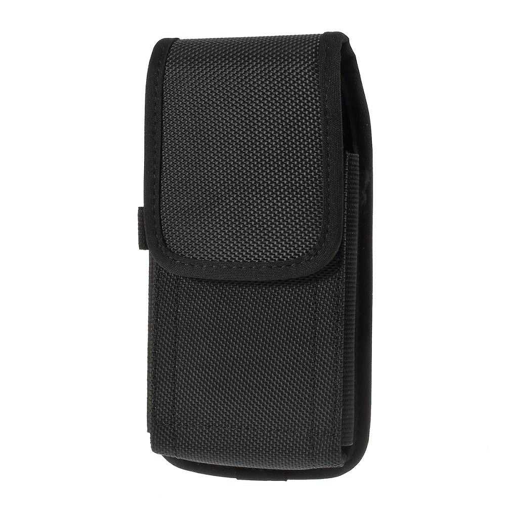 Case Cover Belt with Two Vertical and Horizontal Belt Loops in Nylon for Tecno Pop 3 (2019) - Black