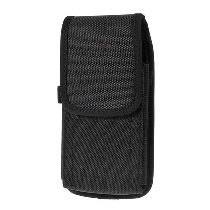Case Cover Belt with Two Vertical and Horizontal Belt Loops in Nylon for Tecno Pop 3 (2019) - Black