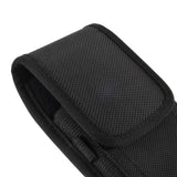 Belt Case Cover New Style Business Nylon for Walton Primo E9 Exclusive (2019) - Black