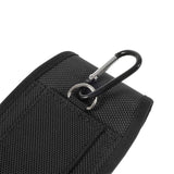 Case Cover Belt with Two Vertical and Horizontal Belt Loops in Nylon for WALTON Olvio MH17 (2019) - Black