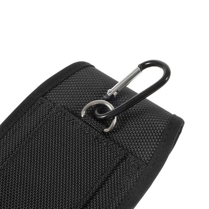 Case Cover Belt with Two Vertical and Horizontal Belt Loops in Nylon for LG LMX540EMW K Series K50S (2019) - Black