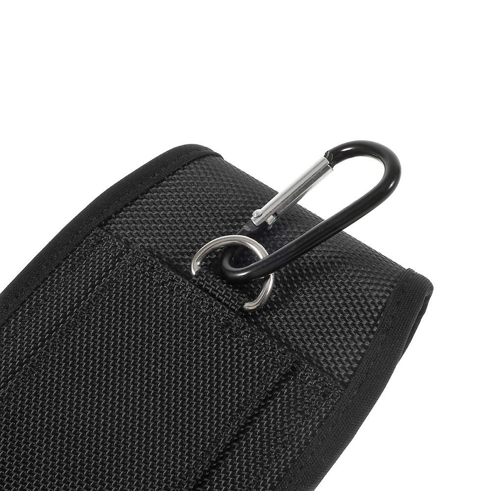 Case Cover Belt with Two Vertical and Horizontal Belt Loops in Nylon for Tecno Pop 3 (2019) - Black