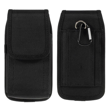 Case Cover Belt with Two Vertical and Horizontal Belt Loops in Nylon for Tecno Pop 3 (2019) - Black