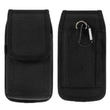 Belt Case Cover New Style Business Nylon for Texet TM-5583 Pay 5.5 (2019) - Black