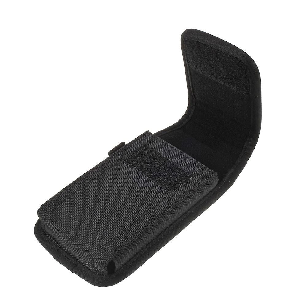 Case Cover Belt with Two Vertical and Horizontal Belt Loops in Nylon for Tecno Pop 3 (2019) - Black