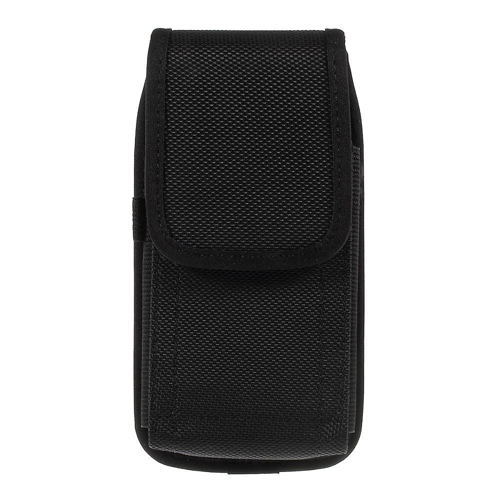 Case Cover Belt with Two Vertical and Horizontal Belt Loops in Nylon for TECNO Pop 2 Air (2019) - Black