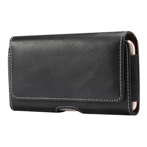 Holster Horizontal Leather with Belt Loop New Design for Nokia C1 2nd Edition (2021)
