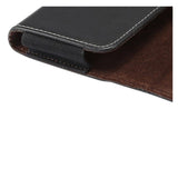 Holster Horizontal Leather with Belt Loop New Design for Bq Mobile Bq-6353L Joy (2022)