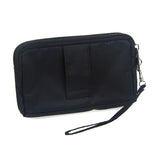 Multipurpose Horizontal Belt Case with Zip Closure and Hand Strap for Vivo Y91i MT6762 (2019) - Black (15.5 x 8.5 x 2 cm)