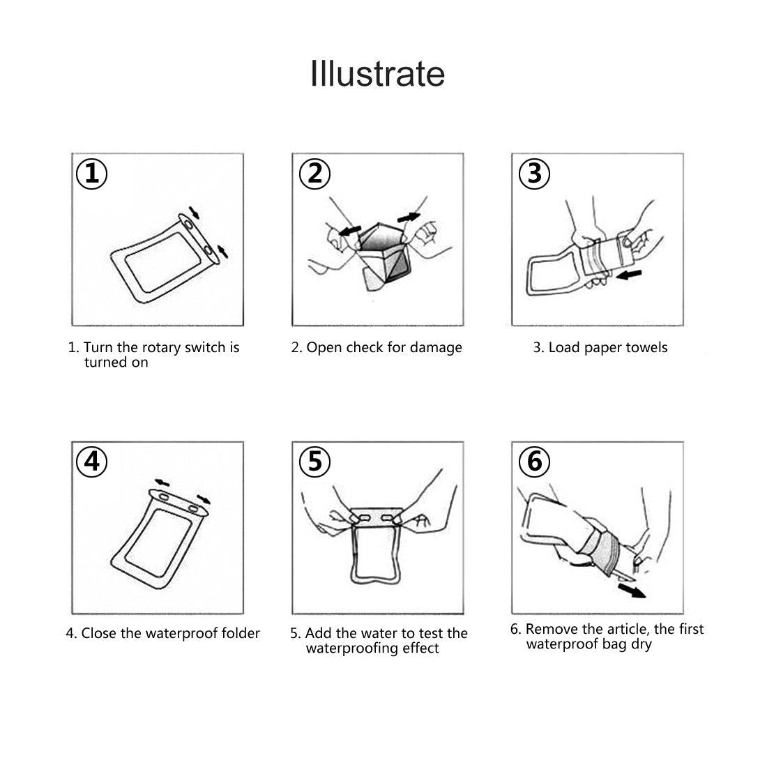 Waterproof Aquatic Beach Protective Case 30M Underwater Bag for SONY XPERIA 5 II (2020)