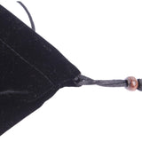 Case Cover Soft Cloth Flannel Carry Bag with Chain and Loop Closure for HTC U11 Dual TD-LTE U-3u (HTC Ocean) - Black