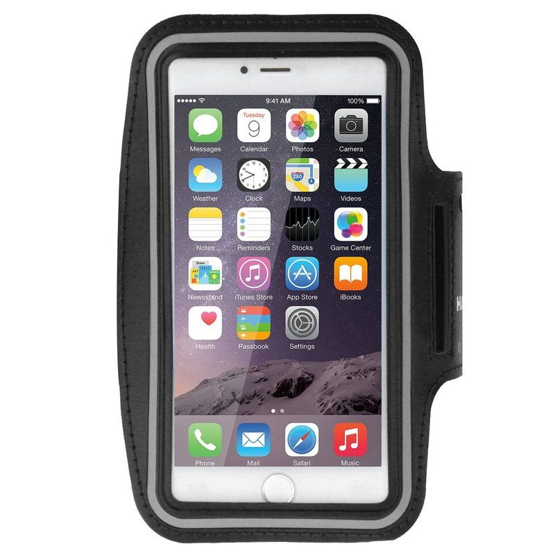 Armband Professional Cover Neoprene Waterproof Light Reflecting Wraparound Sport with Buckle for Ulefone Armor X6 (2019) - Black
