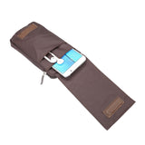 Multi-functional Belt Wallet Stripes Pouch Bag Case Zipper Closing Carabiner for NUBIA Z17 MINIS (2018)