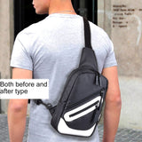 Backpack Waist Shoulder bag Nylon compatible with Ebook, Tablet and for E&L S55 (2019) - Black