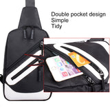 Backpack Waist Shoulder bag Nylon compatible with Ebook, Tablet and for LENOVO SMART TAB M8 LTE (2019) - Black